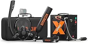 Amazon.com : SMACO Mini Scuba Tank with Snorkel Mask 0.5L Portable Small Diving Tank with Full Face Diving Mask Lung Air Tank Sub Mask with Compressor Reusable DOT Certified Pony Bottle for Snorkeling : Sports & Outdoors