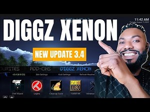 DIGGZ XENON 3.4 NEW UPDATE KODI BUILD