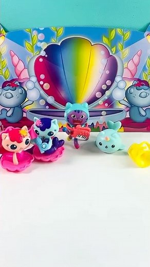 GABBY’S Dollhouse Toys Unboxing | GABBY’S Mermaid-Lantis Figure Set with SunnyCat