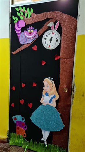 Fun and Creative Classroom Door Decoration Ideas😄#classroomdecorationideas#classroommakeover#cartoon