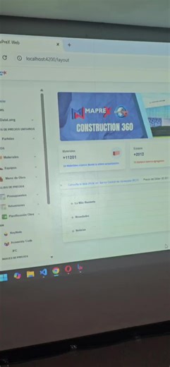 Todo listo. Estamos conectando presente y futuro para nuestros clientes de de DataLaing MaPrex con el Sector Construcción. Luego del curso Uso de MaPrex del 10-05-2025 estaremos presentando nuestra propuesta 2025 2030 MaPreX Construction 360°