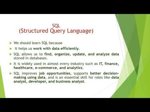 SQL - Structered Query Language