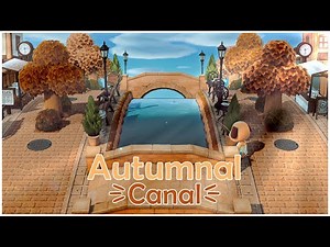 Autumnal Canal🦊🍂 Speed Build || acnh