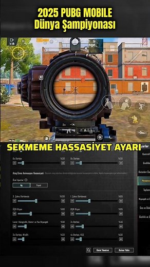 Sekmeme Hassasiyet Ayarı Pubg Mobile Dünya Şampiyonası 2025 -PUBG Mobile
