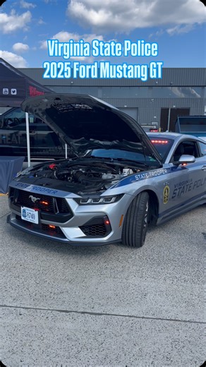 POV: You were doing 26 mph in a 25 mph zone. One of the brand new Virginia State Police 2025 Ford Mustang GT patrol cars assigned to the Northern Virginia region. | Northern Virginia Police Cars