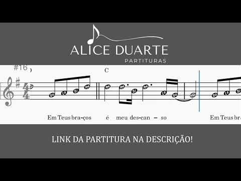 Em Teus Braços (Laura Souguellis) | Tutorial | Aprenda a tocar com Partitura Facilitada + Playback