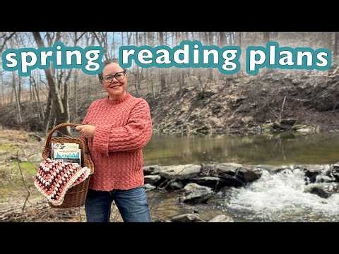 My April TBR 🌷realistic (no pressure!) spring reading plans