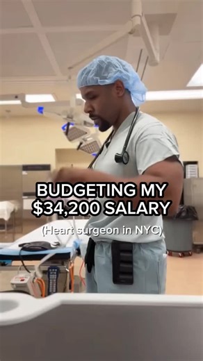 MyBudgeting | Personal Finance on Instagram: "BUDGETING MY $34,200 SALARY (Heart surgeon in New York) #budget #budgeting #personalfinance #budgetfriendly #viral"