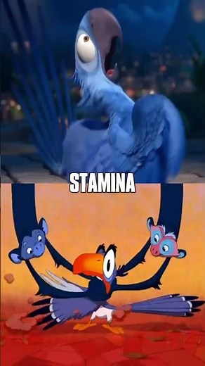 BLU VS ZAZU | #rio #thelionking