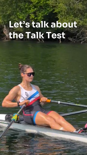 Looking to measure your workout intensity - without any equipment? Try this simple test, as explained by @seramoonbusse! 🗣️😮‍💨📊 | Hydrow