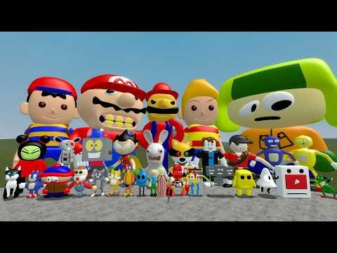 All 3D NEXTBOTS Chase Me in GARRY’S MOD! (Full NPC Battle)