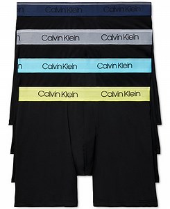 Calvin Klein Men's 3 1 Value Pack Micro Stretch Boxer Briefs - Macy's