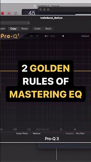 2 Golden Rules of Mastering EQ