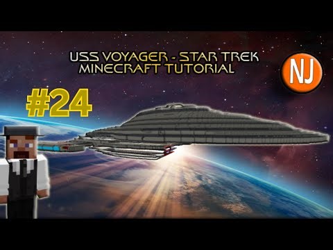 USS Voyager (Star Trek) - Minecraft Tutorial. PART TWENTY-FOUR⛏️ 🖖