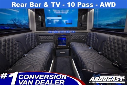 New 2026 Mercedes-Benz Luxury Sprinter Discovery Touring 4MATIC® Hi-Top 10-Passenger