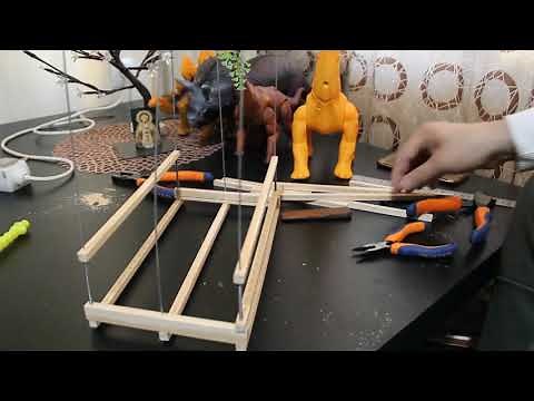 COMO HACER UNA JAULA PARA PAJAROS / AVES /CANARIOS / HOW TO MAKE CAGE FOR BIRD