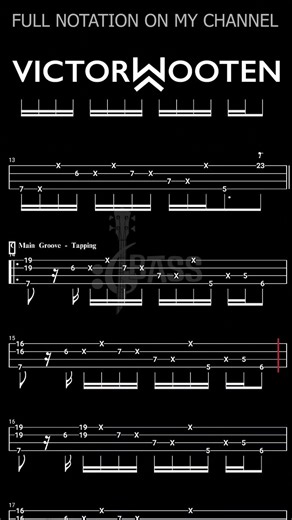 Me & My Bass Guitar 𝄢 #victorwooten #basstabs