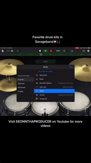 5 favorite drum kits to use in Garageband for iOS and iPad