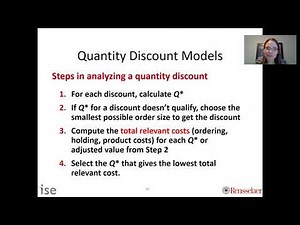 Inventory Management Models Review