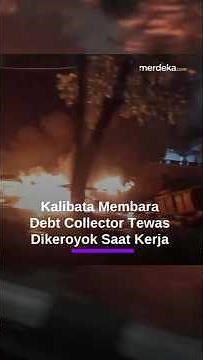 Warung Tenda Hingga Kendaraan Dibakar di Kalibata, Usai Debt Collector Tewas Dikeroyok