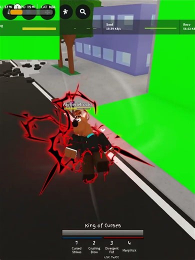 I think his controller disconnected mid fight... #jjs #roblox #jujutsushenanigans
