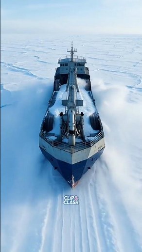 Giant Ice Breaking Ship