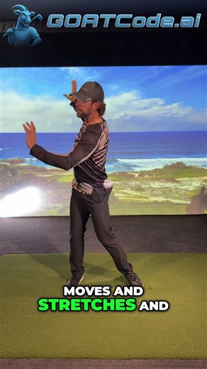 Unlock Effortless Speed: Visualize the Golf Stretch Secret! #shorts