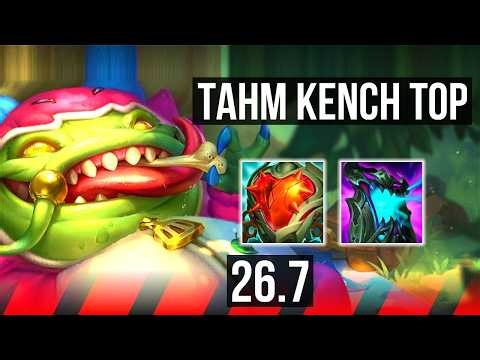 TAHM KENCH vs DARIUS (TOP) | EUW Master | 26.7