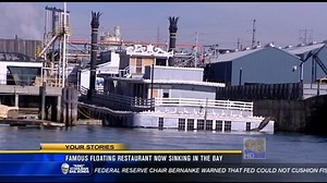Famous floating restaurant now sinking in San Diego Bay