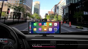 7'' Wireless Works with Apple Carplay Double Din Car Stereo,FM Car Radio,Car Bluetooth,IPS 1024 * 600 Touchscreen, Car Backup Camera, Steering Wheel Controls, Car Navigation,Type-c,USB,TF