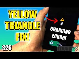Fix Yellow Triangle ⚠️ Lightning Bolt + USB Icon on Samsung Charging Screen!