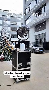 Swing snow machine for Christmas event: Email:totemopto@gmail.com Web:www.cn-totem.com/product-catagory/effect-machine/ | Pro Stage Equipment Export