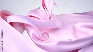 Pink silk animation fabric luxury wave background smooth elegant premium high-quality texture shimmering opulent sheen lustrous sophisticated luxurious glossy chic glamourous exclusive elite posh fas