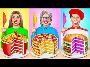 Me vs Grandma Cooking Challenge | Awesome Kitchen Tricks by Multi DO Challenge