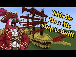Building a Pirate Ship in Minecraft!