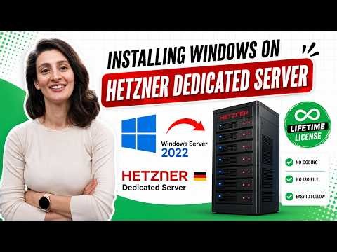 Install Windows Server 2022 on Hetzner Dedicated Server | RDP Setup Guide