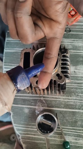 Hero Splendor bike ring piston fitting #herobike #hero #motivation #engineoil #bs6 #splnderlovers✊ #fb | Technical Rajesh.96