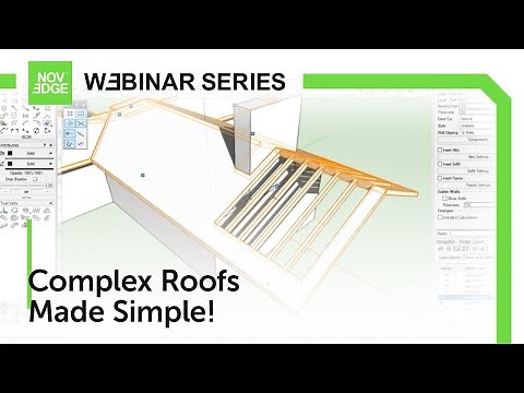 How to Deal With Complex Roofs with Vectorworks