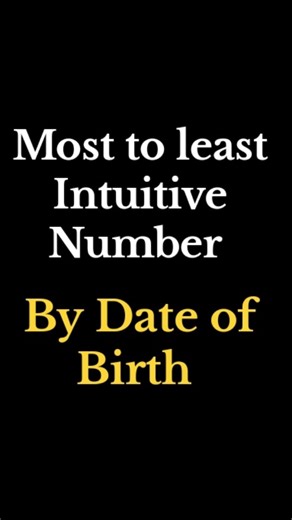 Numerology Insight on Instagram: "✅ Most to least Intuitive by date of birth. ... ... ... ... #numerologypost #astroviral #numerologysigns #numerologyinsights #numerologyguide #astrology #astronumber12 #numerologyprediction #numerologyguide #NumerologyFacts #numerologywomen"