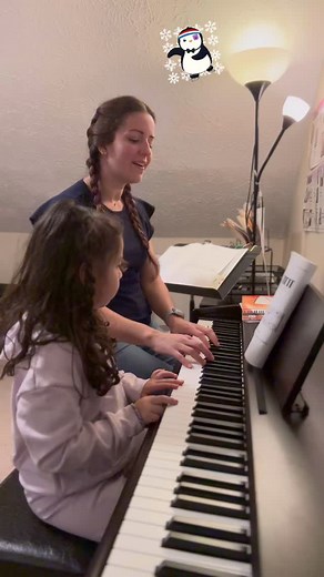 Skating - student and teacher duet | Olga's Piano Studio