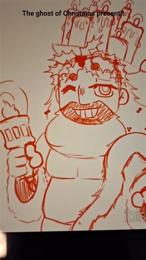 Happy holidays all! (ignore the shaky cam 😖) #art