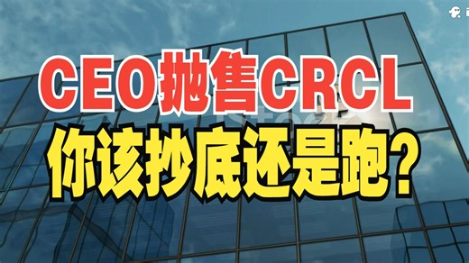 CEO 抛售了？别慌也别盲冲 — 几 分钟看懂 Circle（CRCL）发生了啥？#Circle #CRCL #杰里米阿莱尔 #加密货币 #投资 #美股 #财经
