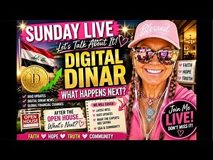 TITLE⭐ SUNDAY LIVE: Digital Dinar 4.11+ | What Happens Next? Biggest Update Yet? 💥