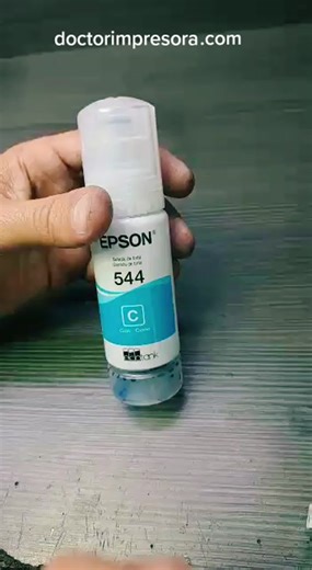 Como abrir una botella EPSON original 502 504 544 para recargarla L3110 L3150 L3160 L5190 L3210 L3250 L5290