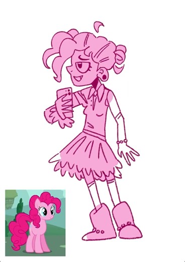 Teenage pinkie pie redesign