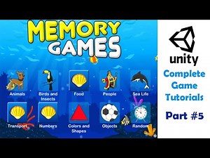 Memory Game Unity Part #5 | Brain Game - Picture Match | Unity Game Tutorial