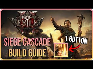 MELT Entire Screens with ONE Button - Siege Cascade Tactician Build Guide - Path of Exile 2