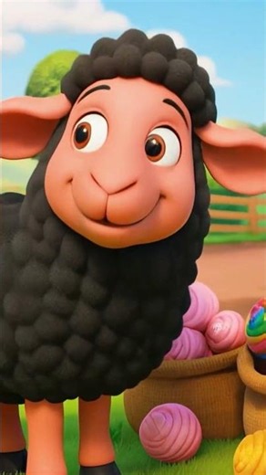 Baa Baa Black Sheep 🐑🧶 #shorts #nurseryrhymes #kidsongs
