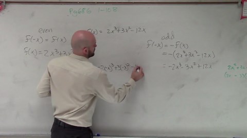 Determine if a function is odd, even or neither