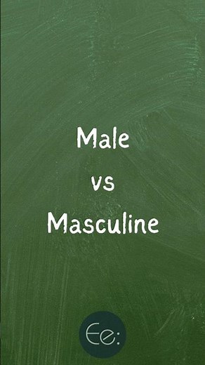 Male vs Masculine ♂️ What’s the Difference? English Explained #words #difference #meaning #esl #tips